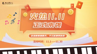 知音琴行11月大促